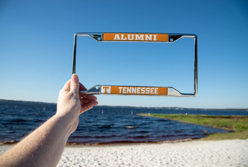 Desert Cactus University of Tennessee Car Accessories Volunteers Metal License Plate Frame and Tag Holder for Front or Rear of Car (Alumni) - Image 5